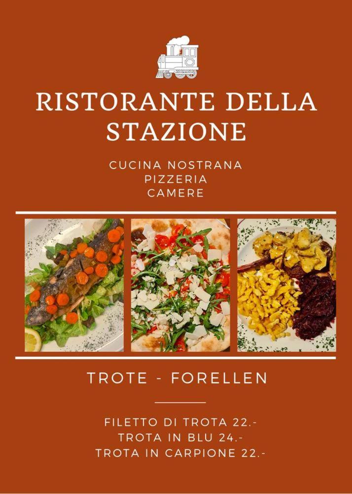 Hotel Ristorante Della Stazione Tegna Exteriér fotografie