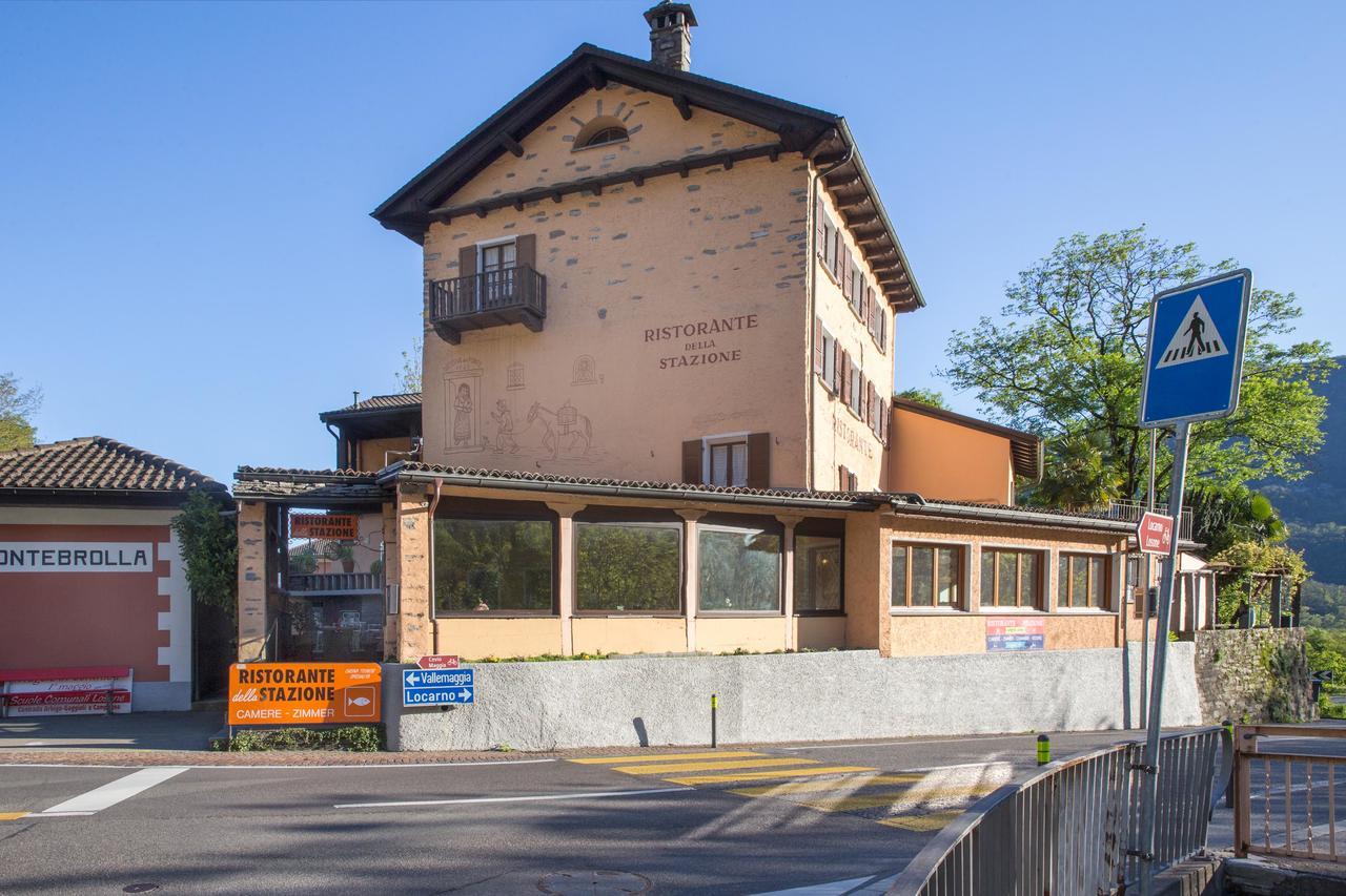 Hotel Ristorante Della Stazione Tegna Exteriér fotografie
